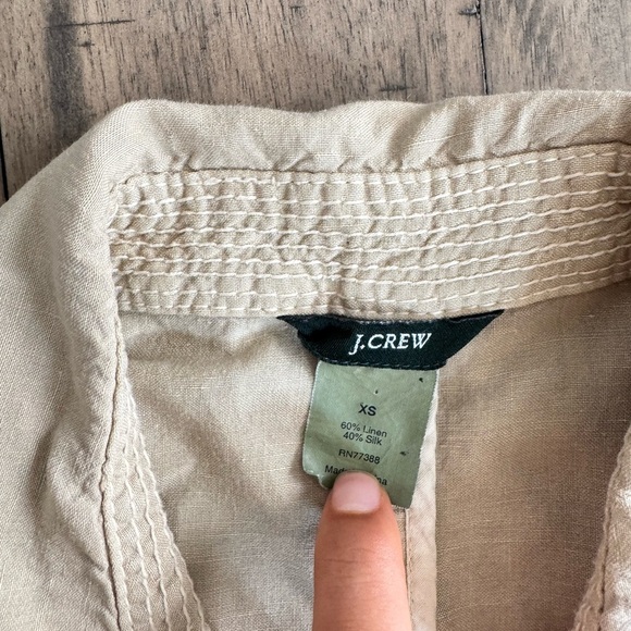 J. Crew Tan Utility Jacket military field - Picture 9 of 9